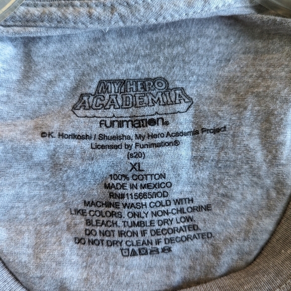 Anime My Hero Academia MHA class 1A characters graphic Tshirt Mens XL - Picture 3 of 3